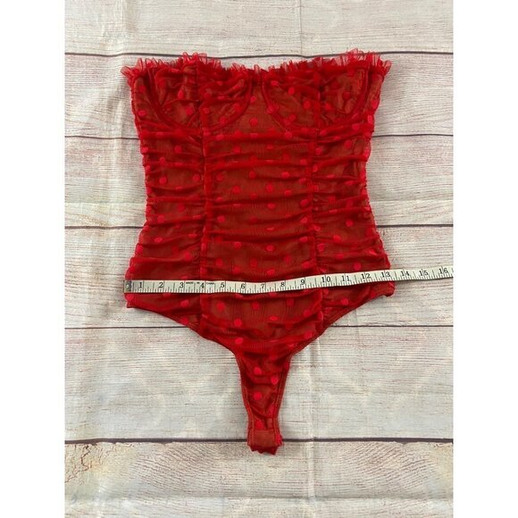 Marjorelle Revolve Women's Red Wyn Bodysuit One Piece - Small - Picture 9 of 15